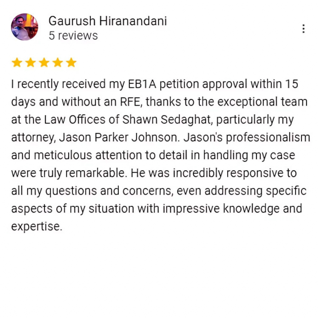 EB1 approval